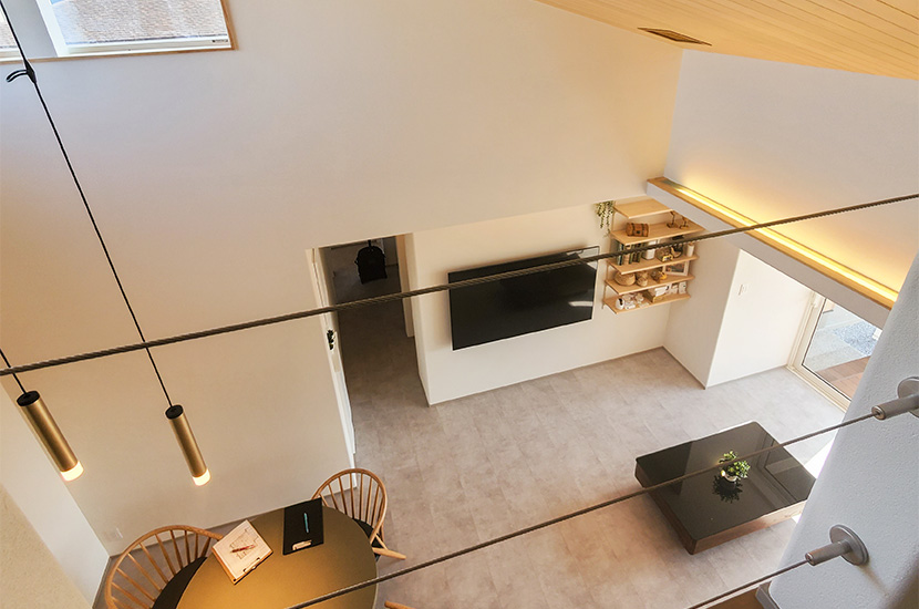 鳥谷部建設モデルハウス リビング