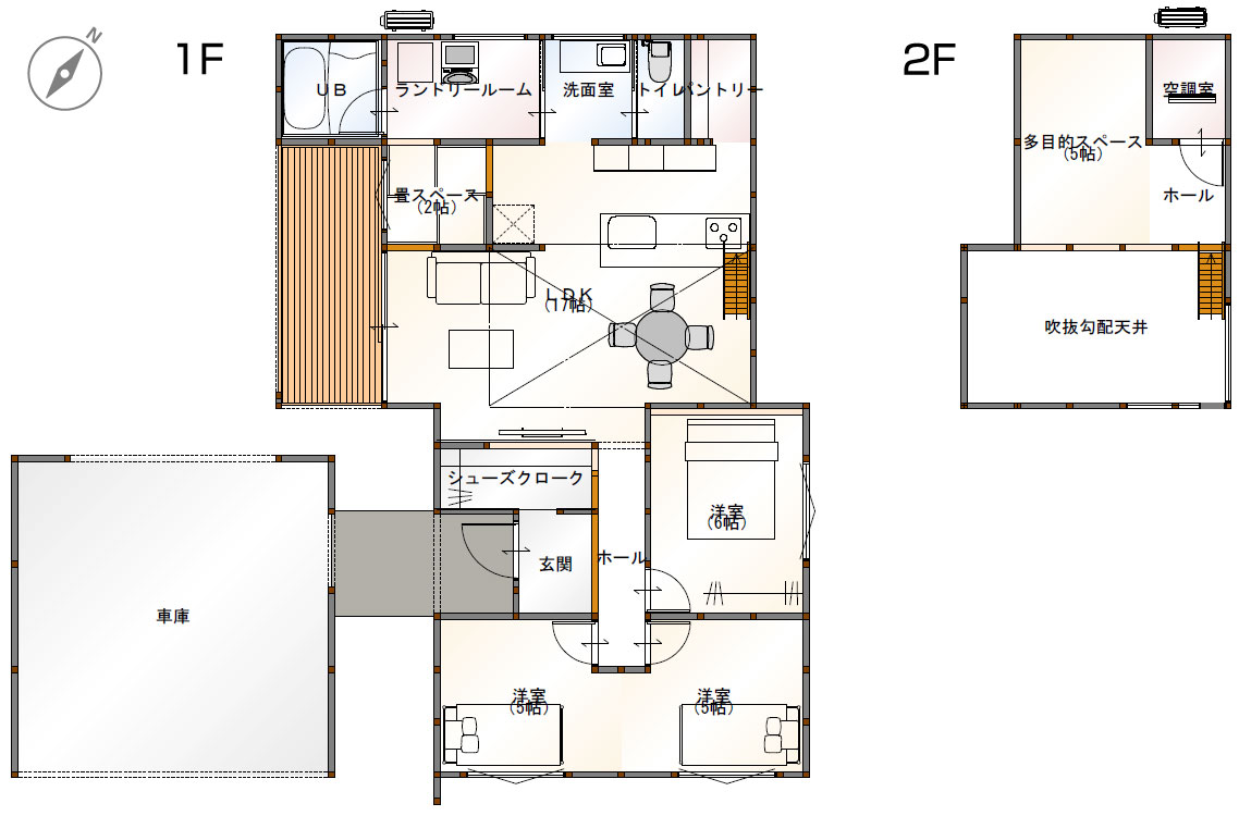 モデルハウス間取図